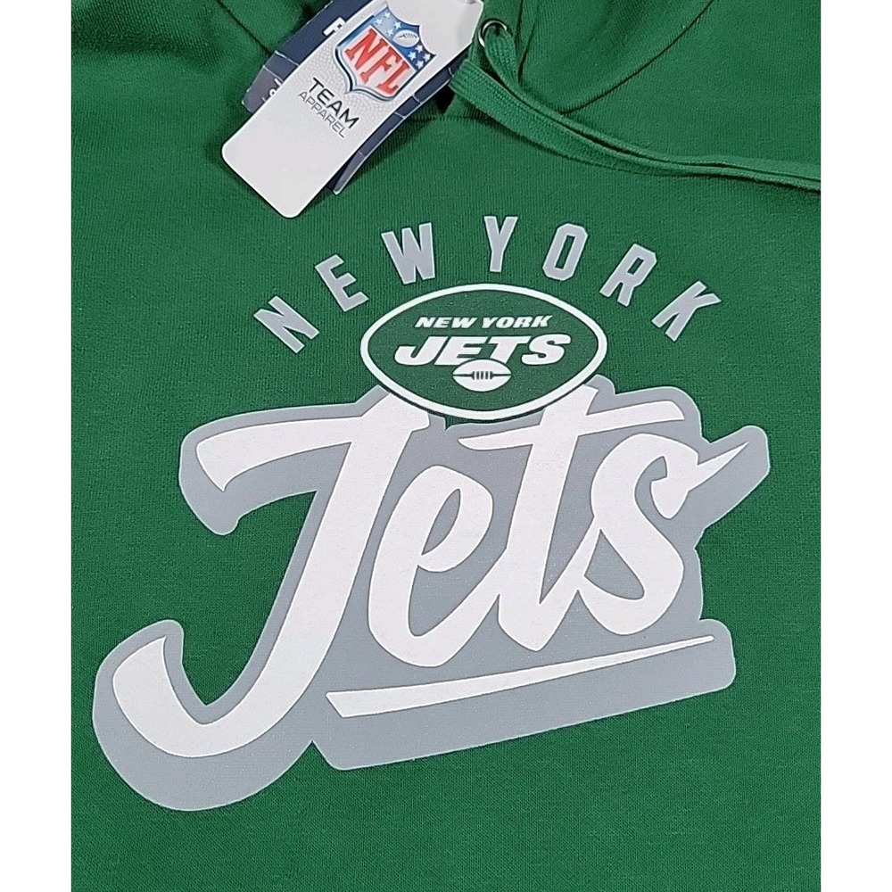 Fanatics New York‎ Jets Pullover Hoodie Men's Medium Green Cotton NEW